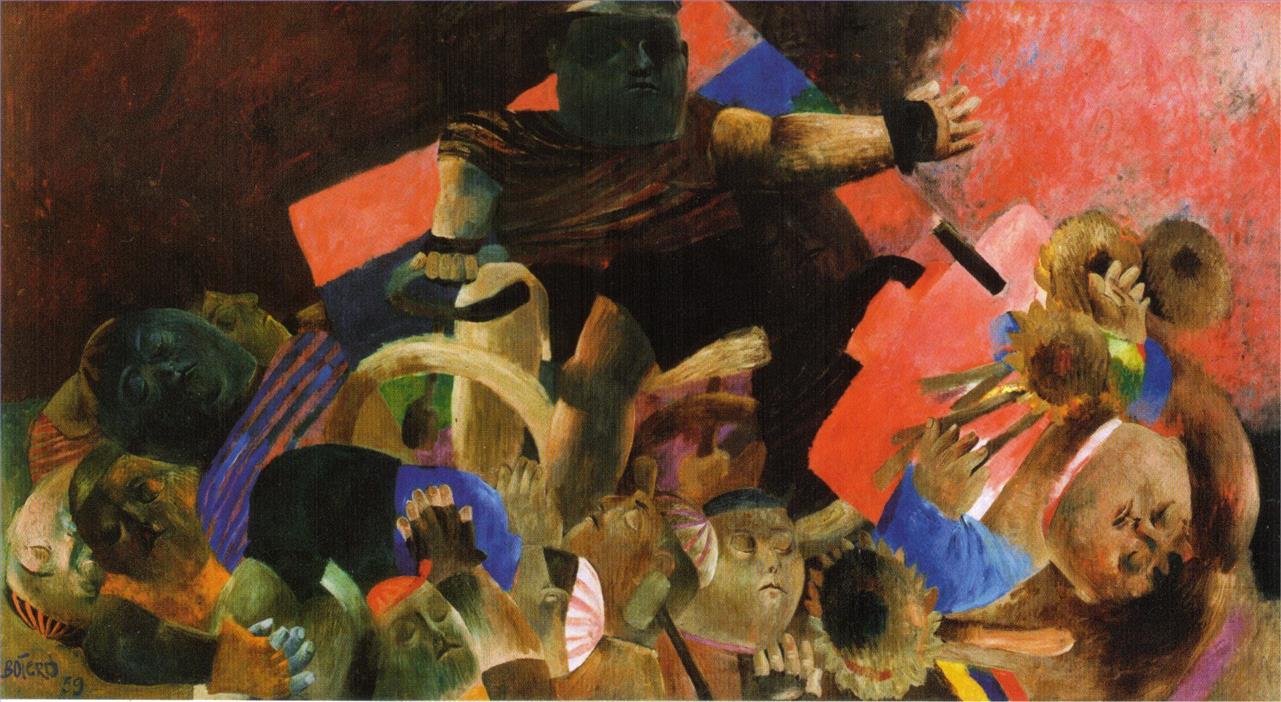 The Apotheosis of Ramon Hoyos Fernando Botero Oil Paintings